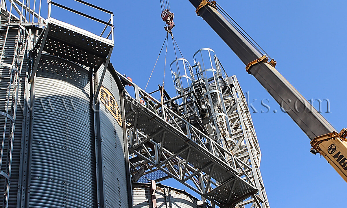 Instalación de silos a granel