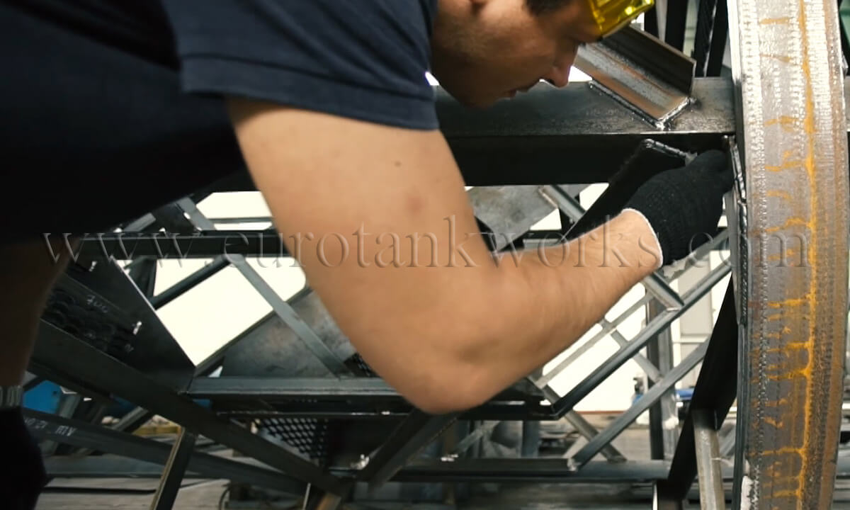 Fabricación de tanques de almacenamiento - Control de calidad